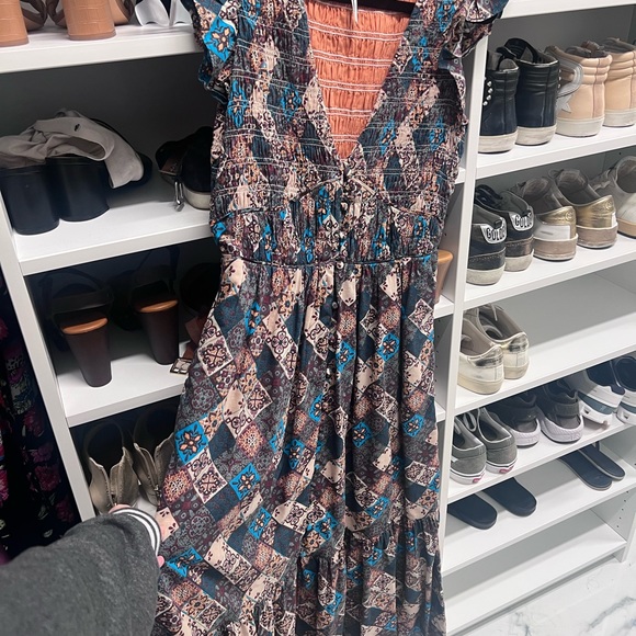 Anthropologie the Peregrine Midi Dress size medium - Picture 5 of 5